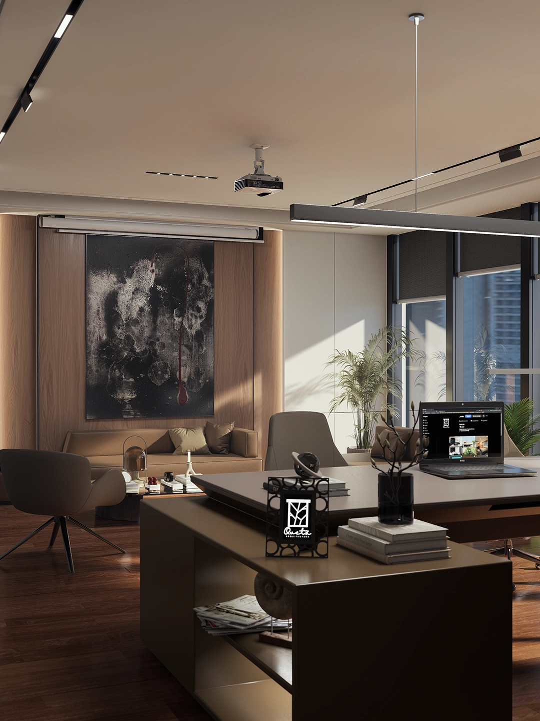 Render interior dormitorio